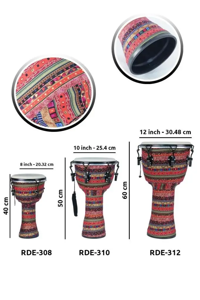 Rennes RDE-312 Afrika Çalgısı 12`` (İnch) Djembe
