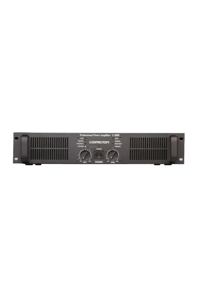 Startech Omcron P-1500 2x750W Çift Çıkışlı Stereo Power Anfi Güç Anfisi
