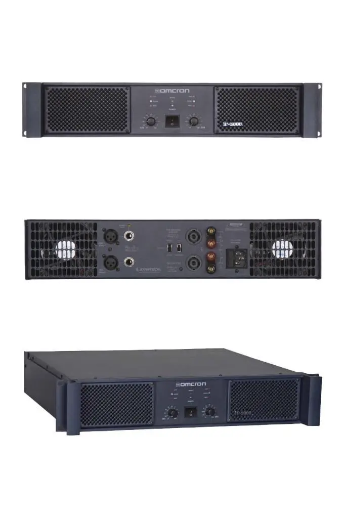 Startech Omcron P-2000 2x1000W Çift Çıkışlı Stereo Power Anfi Güç Anfisi