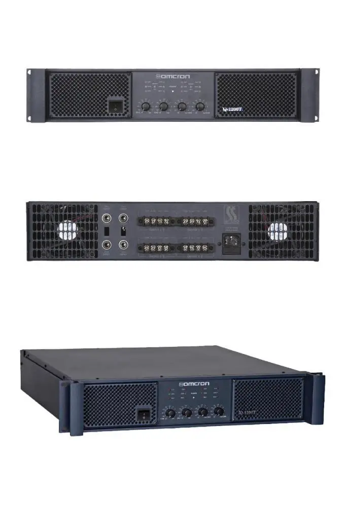 Startech Omcron Q-1200T 4x300W 4 Çıkışlı Hat Trafolu Power Anfi Güç Anfisi
