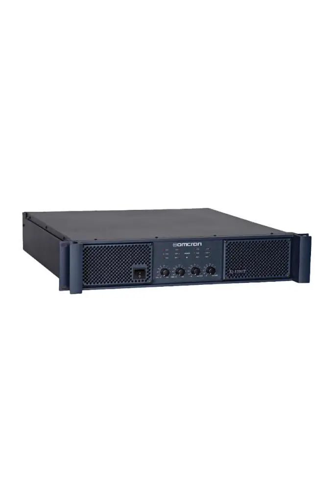 Startech Omcron Q-1200T 4x300W 4 Çıkışlı Hat Trafolu Power Anfi Güç Anfisi