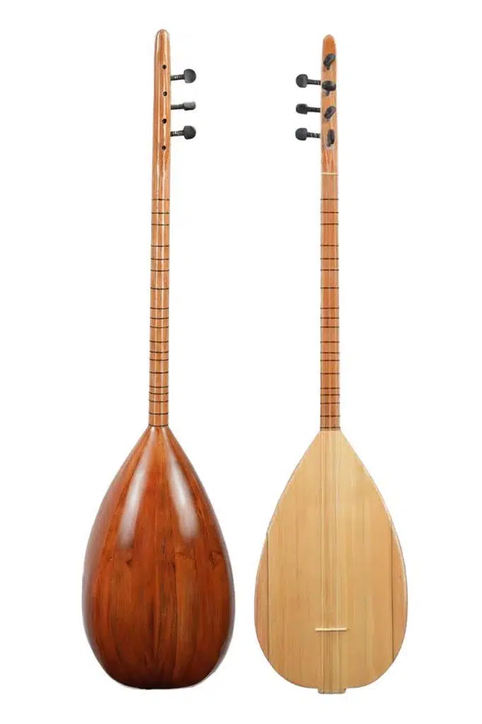 Yonka B-142K-AMP Amfili Kısa Sap Çınar Ağacı Kaliteli Saz Bağlama Seti