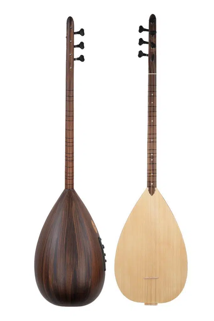 Yonka B-241K-AMP Amfili Kısa Sap Ceviz Ağacı Yüksek Kaliteli Saz Bağlama Seti