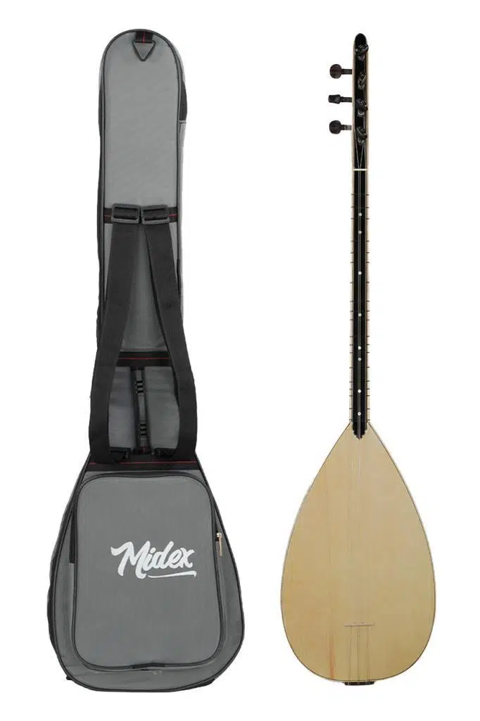 Yonka B-341K Kısa Sap Ardıç Ağacı Sap Gövde Profesyonel Saz Bağlama Seti