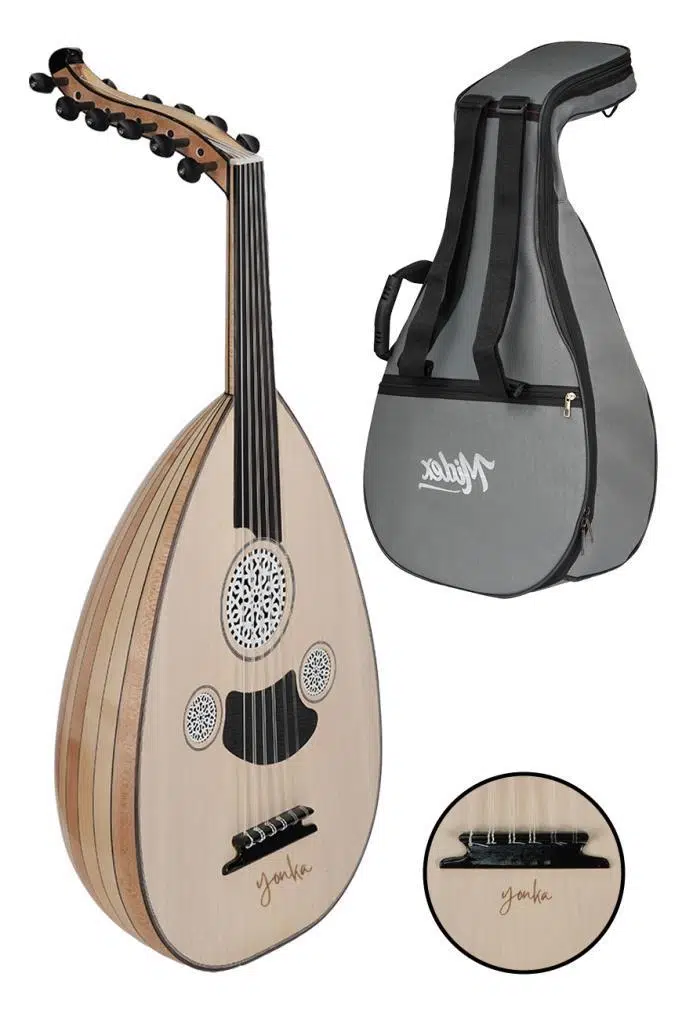 Yonka UD-10K Kelebek Ağacı Ud Abanoz Klavye EL Yapımı Yüksek Kaliteli Ud
